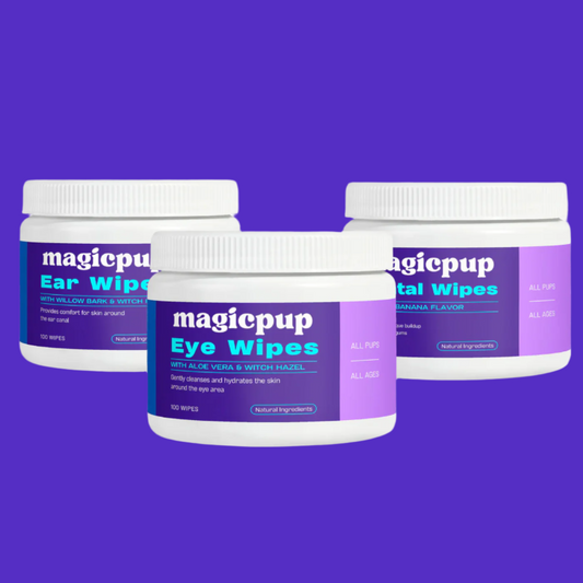 Magicpup Hygiene Wipes | Essential Wipes for Eyes, Ears, and Mouth